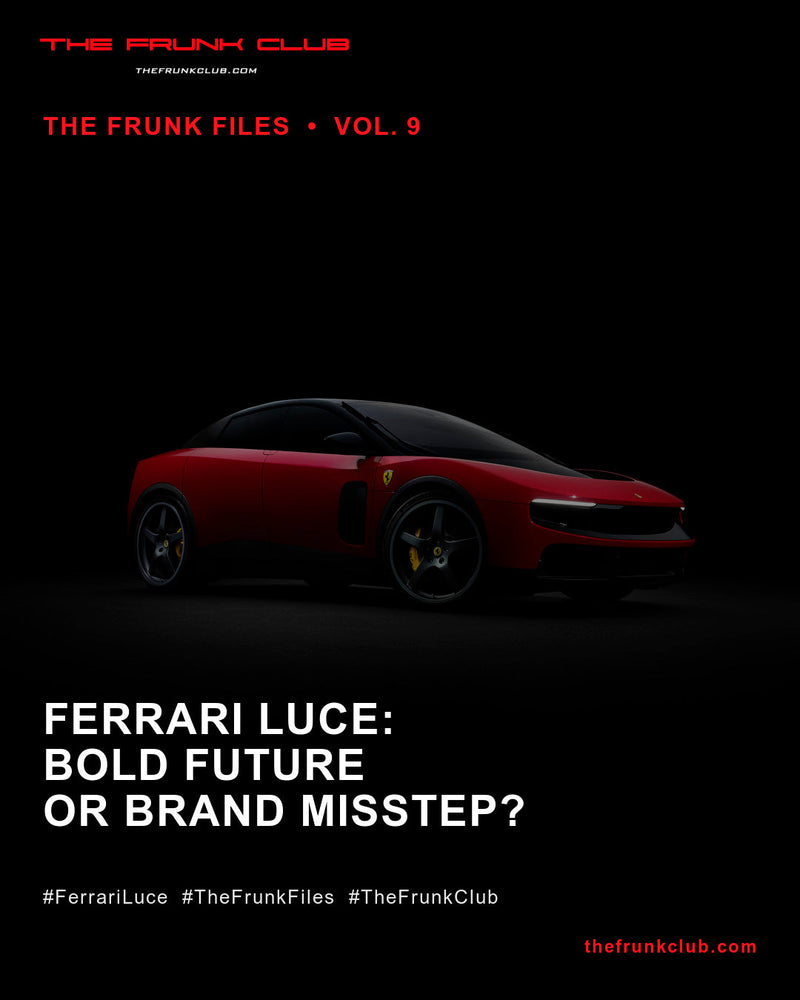 The Frunk Files Vol. 9 Ferrari Luce: bold future or brand misstep?