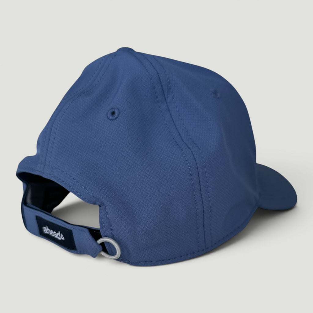 The Frunk Club performance 6-panel embroidered cap with curved brim and automotive lifestyle styling.