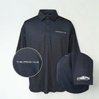 The Starting Grid Polo and Patch Bundle with Frunk Club performance polo and woven car patch options.