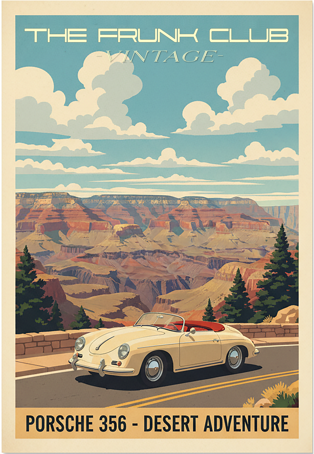 Vintage Style 356 Grand Canyon Poster