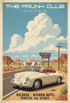 Vintage Style 356 Rt 66 Poster