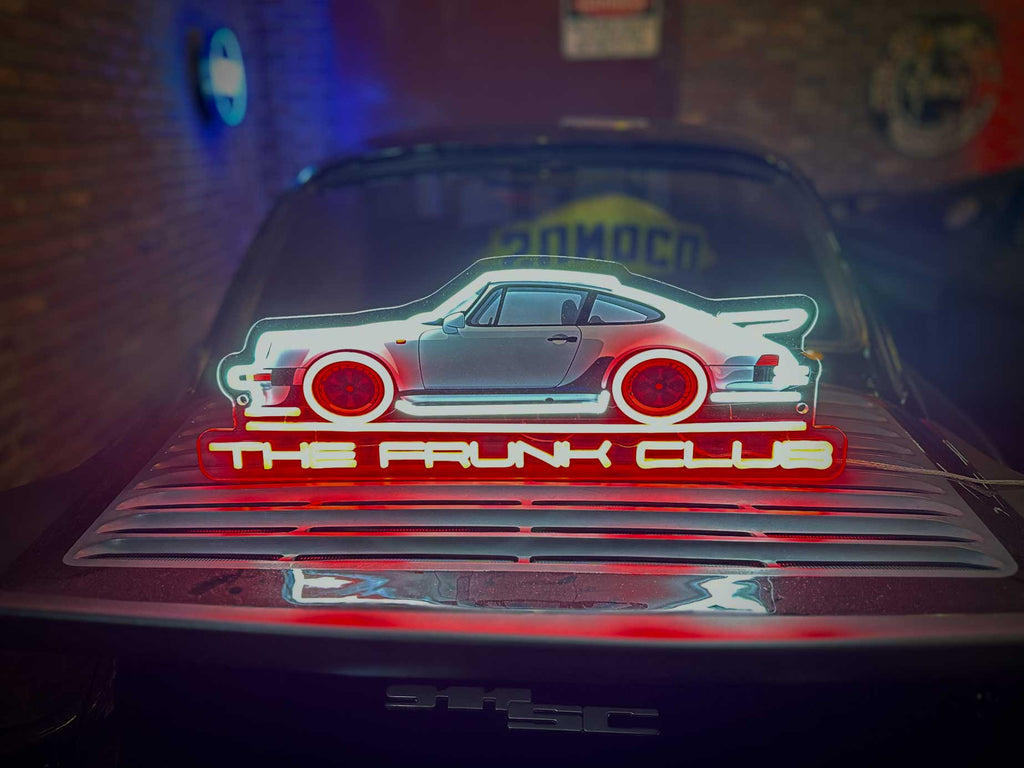 Porsche 930 Neon Wall Art Sign