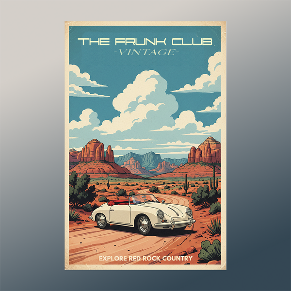 Vintage Style 356 Sedona Poster