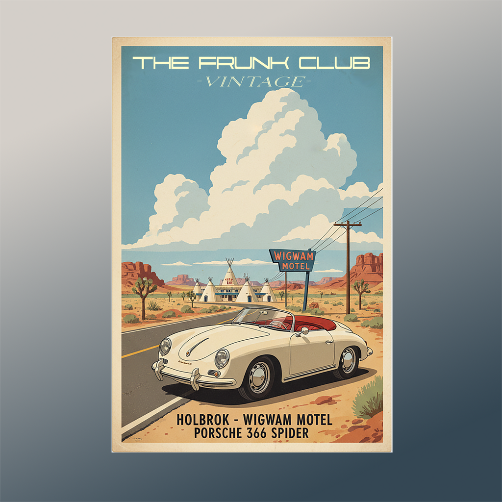 Vintage Style 356 Rt 66 Poster
