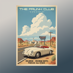 Vintage Style 356 Rt 66 Poster