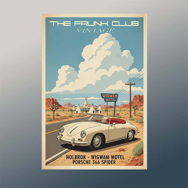 Vintage Style 356 Rt 66 Poster
