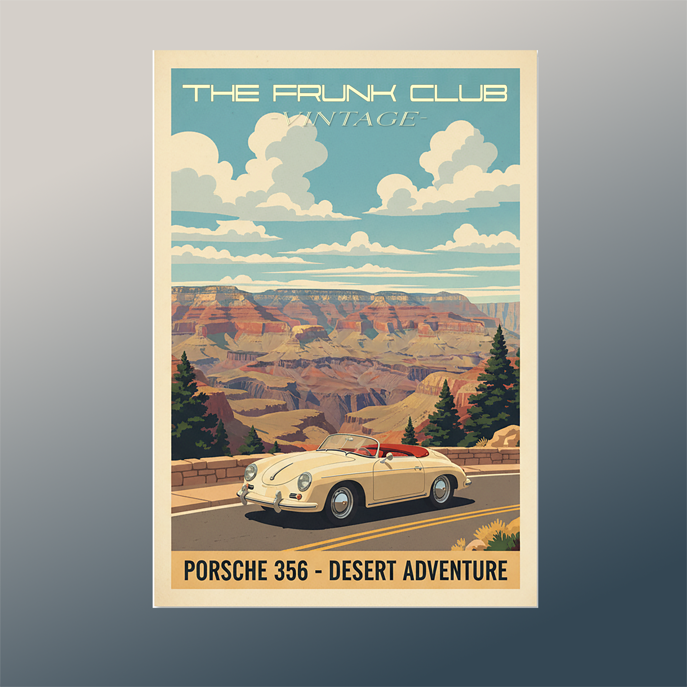 Vintage Style 356 Grand Canyon Poster