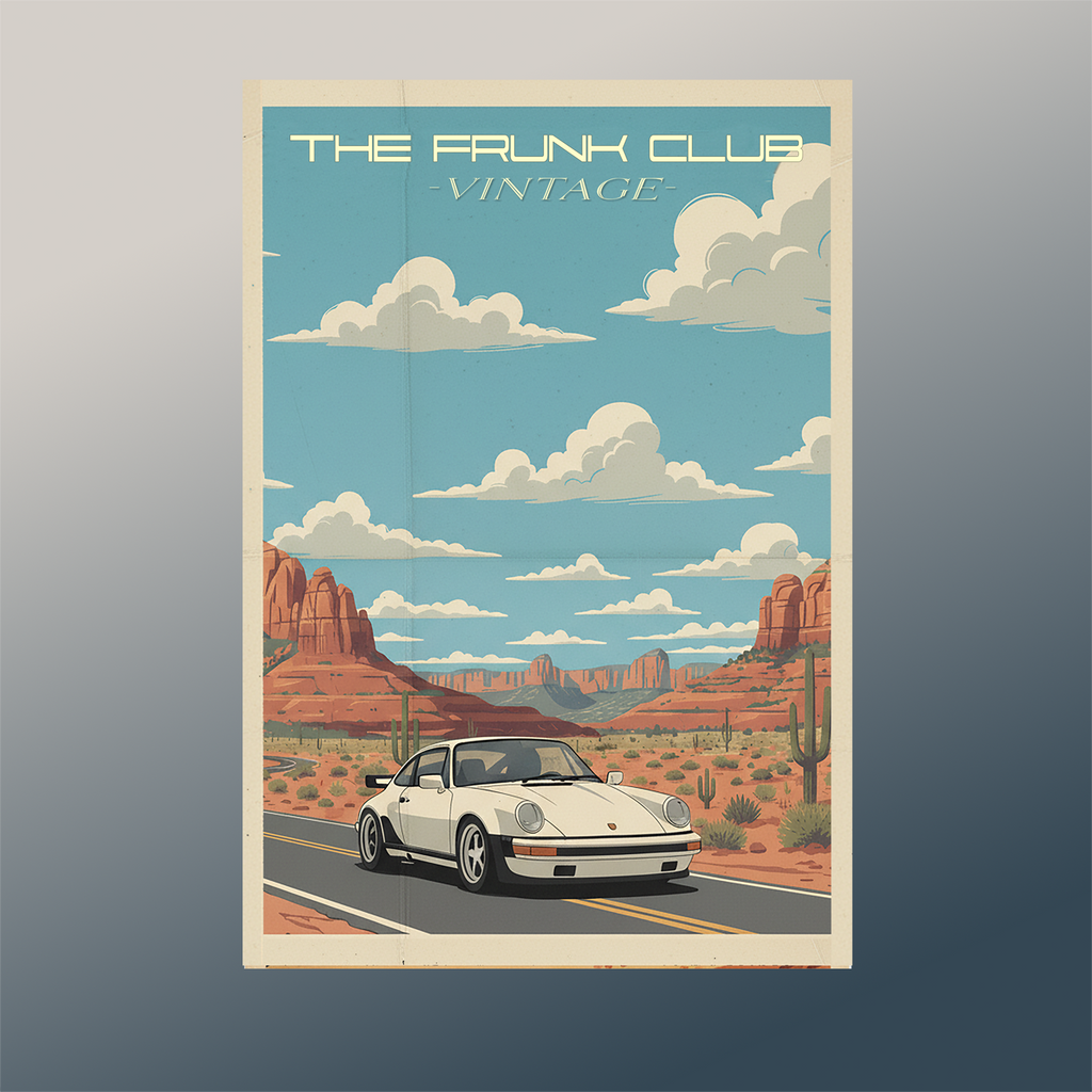 Vintage Style 930 Desert Poster