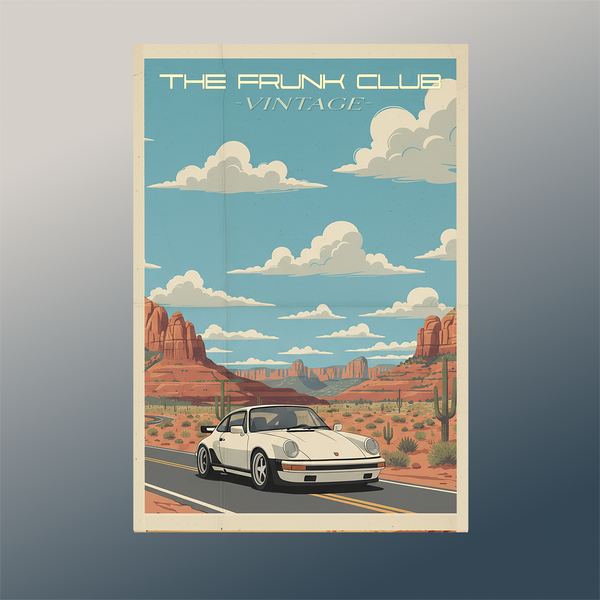 Vintage Style 930 Desert Poster
