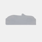 The Frunk Club 356 die-cut vinyl sticker in light grey, shaped like a classic car silhouette.